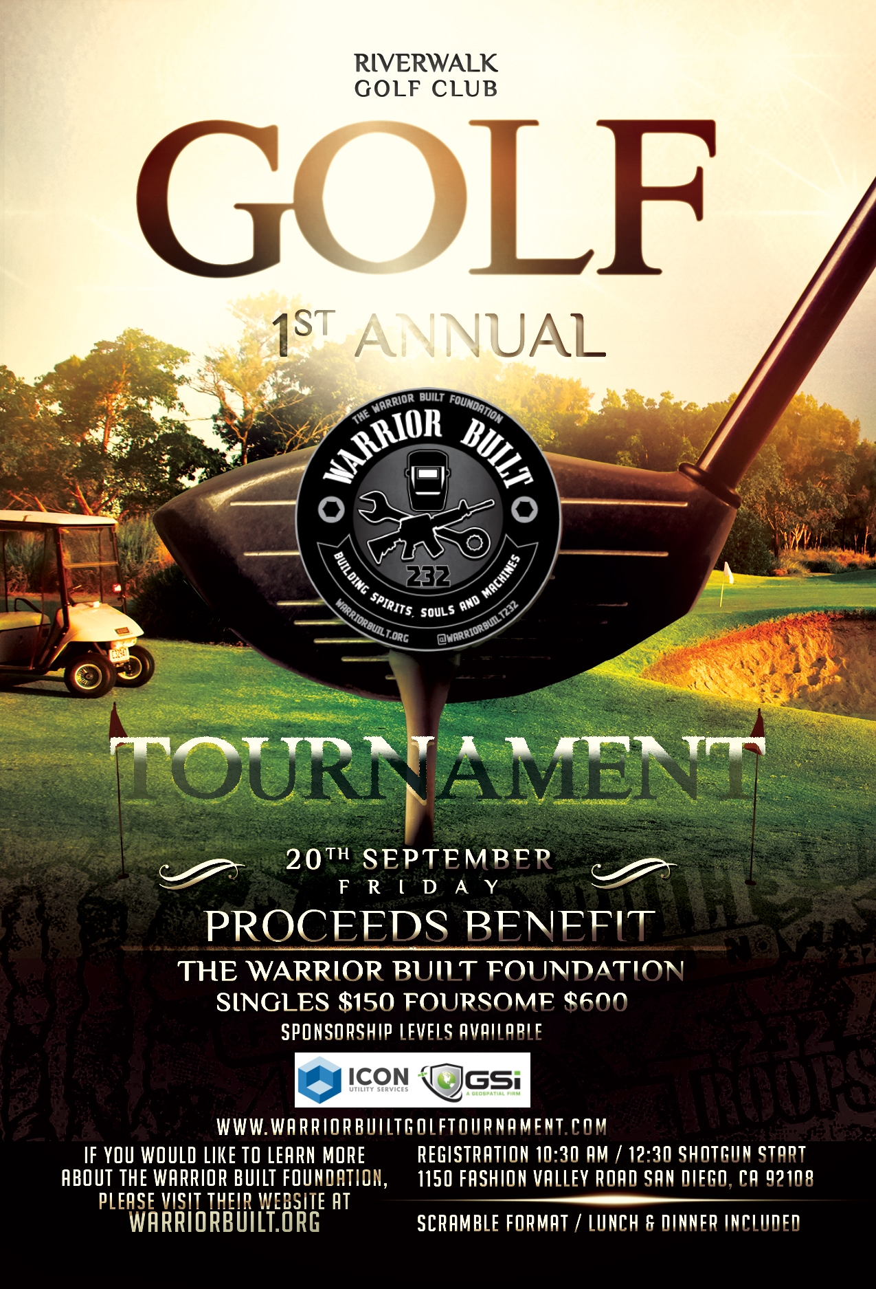 Warrior Built Golf Tournament